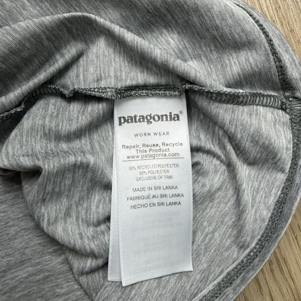 Patagonia Capilene Daily Shirt Mens XL Gray Short Sleeve Baselayer Training Tee - Picture 6 of 11